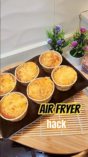 The Easiest Cheese Muffins Evers ? 🤯 (Air Fryer Recipe )
