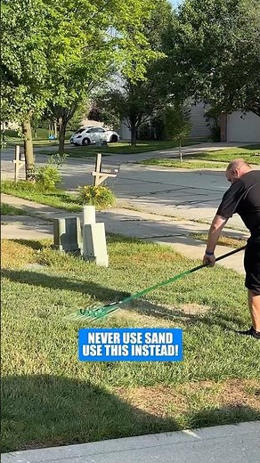 Topsoil Fixes Low Spots in Your Lawn — Here’s Why It Works #shorts