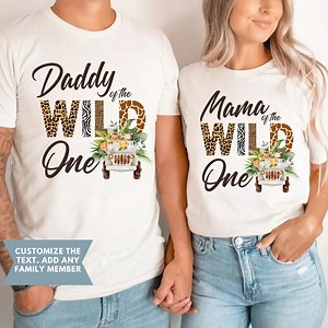 Wild One Matching Family Birthday Shirts, 1st Birthday Shirt, Safari Birthday, Wild One Matching Family, Wild 1st Birthday Outfit, Wild One - Etsy