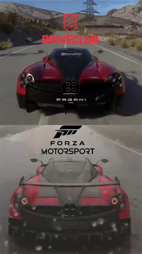 The Ultimate Pagani Comparison: Forza Motorsport vs Driveclub!🎮 #shorts #ForzaMotorsport #Driveclub