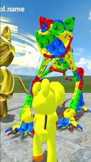 I LIKE GOLDEN - KICKINCHICKEN POPPY PLAYTIME vs LEGO CATNAP TEAM in Garry's Mod !