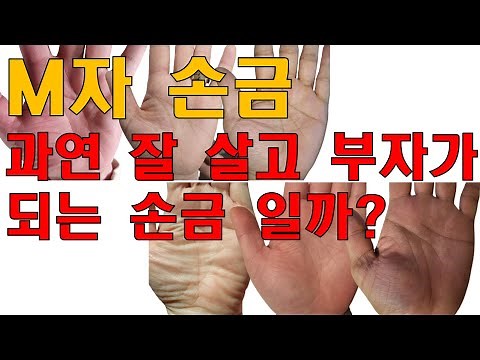 #M자손금 #삼지창손금 #손금의비밀