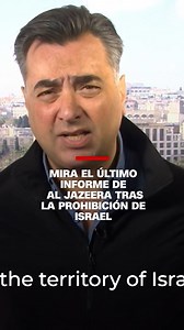 Al Jazeera, con sede en Qatar, publicó una grabación realizada por uno de sus corresponsales después de que el primer ministro israelí, Benjamín Netanyahu, ordenara el cierre de la cadena de noticias en el país. | CNN en Español