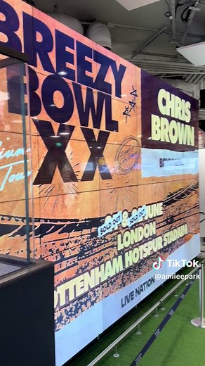 Chris brown merch 🤎 #saturday #chrisbrown #chrisbrownfans #chrisbrownofficial #merchendise #tottenham #tottenhamstadium #fyp #tiktokviral #viralvideos