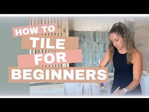 How to TILE for your FIRST time & make it look like a PRO job! All steps to DIY your tiling project!