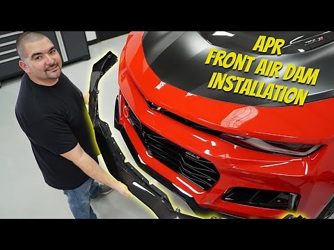 2017-2020 Camaro ZL1 APR Front Splitter - Phastek Install