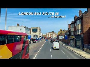 London Bus Route 86 | Little Ilford Lane To Romford Station (Part Journey)