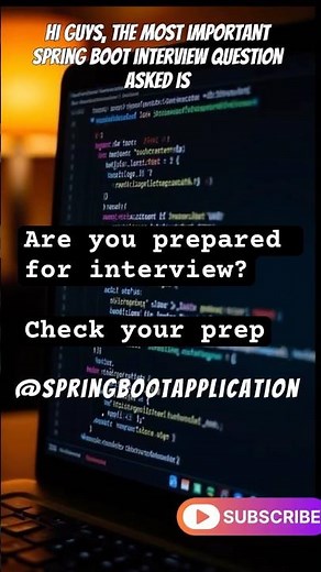 Interview prep @SpringBootApplication Explained in 1 Minute! 🚀 | Spring Boot Interview Hack #short