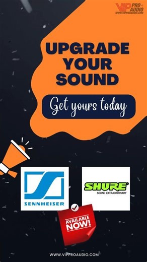🔥 BIG NEWS FOR AUDIO LOVERS! 🔥 Premium Sennheiser & Shure microphones, wireless systems, and pro audio gear are FULLY STOCKED 🎤 Perfect for live sound, studio recording, podcasts, events, and installations—from stage to studio, we’ve got you covered with trusted sound quality. 🛒 Shop Now at VIP Pro Audio 📍 Available now in-store 📞 Call us: 718-272-7228 ⚡ Don’t wait—upgrade your sound with industry-leading brands today! #Sennheiser #Shure #ProAudio #Microphones #LiveSound #StudioGear #Podca