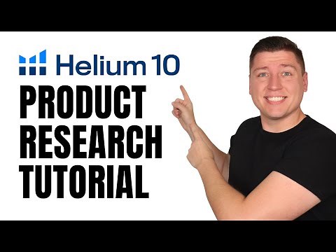 2025 - Helium 10 Product Research For Beginners (Complete Amazon FBA Tutorial)