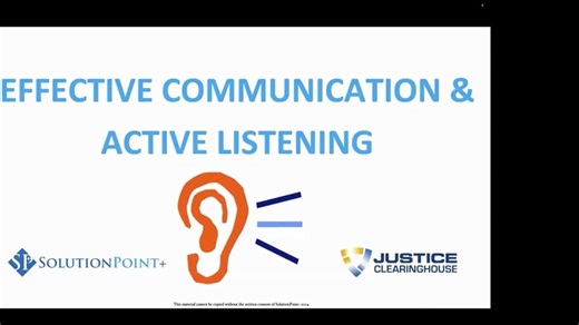 Effective Communication and Active Listening