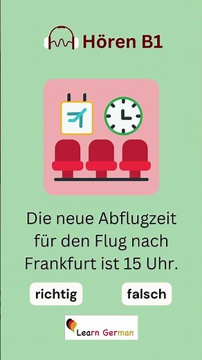 B1 Hören üben | Übung 10 | German Listening Practice B1 | Learn German