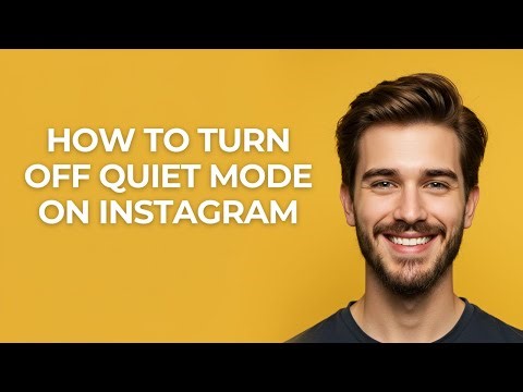How To Turn Off Quiet Mode On Instagram - GUIDE!