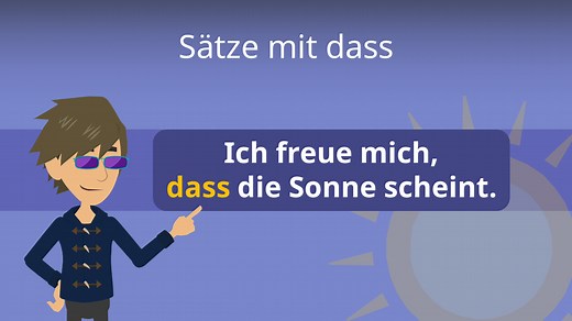 Sätze mit dass • einfach erklärt