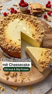 Sabrina Mirella Börke on Instagram: "⬇️ Der einfachste Abnehm - Cheesecake ⬇️ | Anzeige ✅ in 10 min im Ofen ✅ 156g Protein ✅ einfache Zutaten ✅ kalorienarm ✅ ohne Zucker Zutaten: * 500g Magerquark * 400g exquisa fitline * 100ml Cremfine Kochsahne 7% * 3 Eier * 1 Packung Puddingpulver Vanille * 3 Löffel more Chunky Flavour „Vanilla Perfection“ oder anderes Süßungsmittel nach Wahl * Optional für noch mehr Proteine: 40g Sahne Protein more (falls nicht vorhanden: 40g Mehl oder 15g Speisestärke) ➡️ m