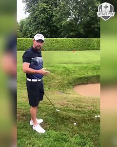 1M views · 2.9K reactions | How to hit a flop shot 樂 Try this drill to to help slide the club under the ball. | Ryder Cup Europe | Facebook