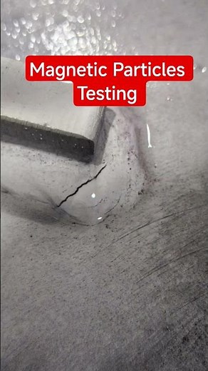 #Magnetic Particles Testing#Crack