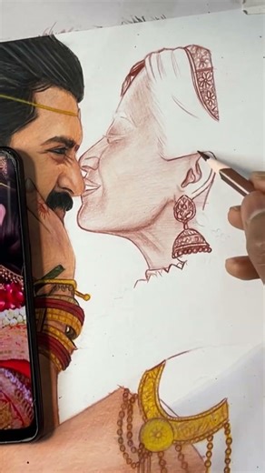 Rashmika & Vijay Wedding drawing ❤️ | Rashmika Mandanna Marriage #Shorts #virosh #rashmikamandanna
