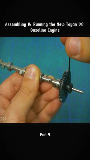 Assembling & Running the New Toyan V8 Gasoline Engine #fixing #cison #build #rctruck #truck