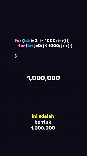 Arwildo on Instagram: "Bahasa pemrograman vs 1.000.000.000 Loop Apa yg terjadi kalau bahasa seperti python, javascript, C, Rust, Java, PHP ditandingkan dalam kontes 1 billion nested loop. Siapa yang paling cepet? #code #programmer #performance #dev"