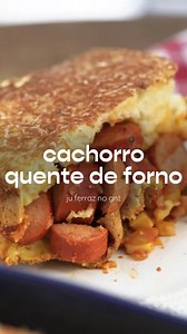 13K views · 123 reactions | Essa receita é a pedida perfeita para o seu lanche da tarde ou um jantar diferentão! Corre pra aprender a deliciosa receita de CACHORRO QUENTE de FORNO da Ju Ferraz!  #JuFerrazNoGNT #Receitas #cachorroquente #cachorroquentedeforno | Receitas | Facebook