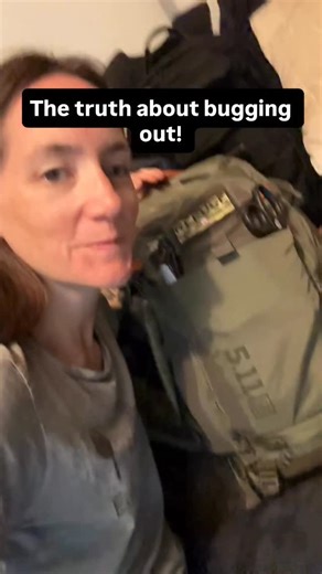 Morgan - Disaster Ready Tips on Instagram: "Bugging out is as simple as having a plan, having a bag or bin packed and ready to go for “just in case”. Follow me for daily prepping tips and funnies! #prepper #prepping #emergencypreparedness #preparedness #doomsdaypreppers #survival #selfreliance #preparednotscared #beprepared #doomsdayprepper #bugout #bugoutbag"