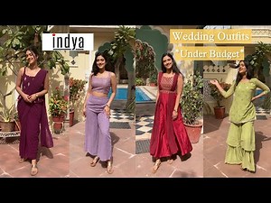 Indian Wedding Guest Outfits *Under Budget* | Designer Dresses For Weddings | Ethnic Wear Haul |