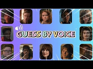 GUESS THE STRANGER THINGS SEASON 5 CHARACTERS BY VOICE! | ULTIMATE QUIZ!