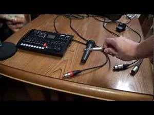 R8 使い方1 マイク等の接続