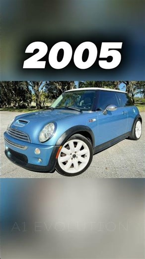 Evolution of mini cooper (1990/2026)#minicooper #evolution #automobile #2026 #mini #cooper #shorts