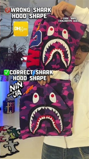 🧐💜Same Hoodie? Ninjahype vs Dhgate Bape Purple Camo Comparison | Which One Wins? #bape #streetwear