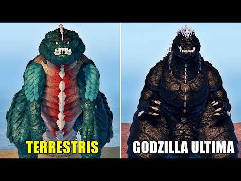 Kaiju Alpha Godzilla Ultima vs Terrestris Comparison