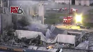 SKYFOX shows you the scene after an explosion at a corn milling plant in central Wisconsin. More details: http://via.fox6now.com/b9lyR | FOX6 News Milwaukee