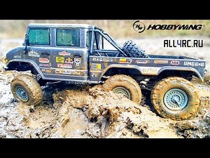 RC Car Axial SCX10 II 6x6 Upgrade and Extreme MUD Test