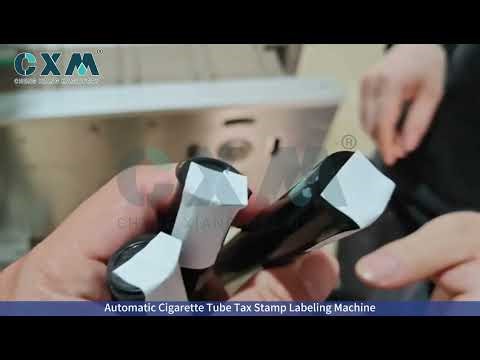 Searching for an automatic tax stamp labeler for cigarette tubes?