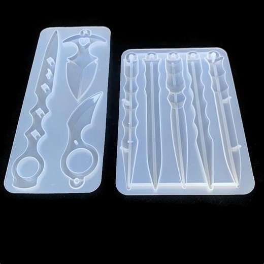 Resin Keychain Molds: Letter Opener & Knife Silicone Molds - Etsy