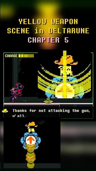 YELLOW WEAPON SCENE in DELTARUNE CHAPTER 5