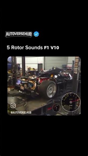 Sound of F1 V10 engine 🔥