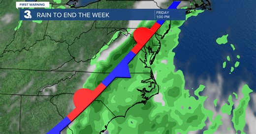 First Warning Forecast: Hot again today, showers and storms to end the week