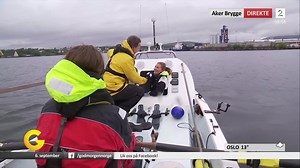 I denne båten skal de ro over Atlanterhavet