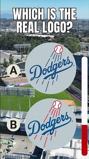 Which is the REAL Los Angeles Dodgers logo?