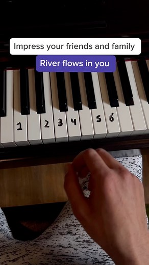 121K views · 1.4K reactions | River flows in you ❤️#piano #tutorial #pianolessons #riverflowsinyou #pianolove #pianotutorial #tips | Keys Tutorials | Facebook