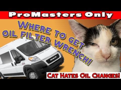 Ram Promaster: Get the right oil filter wrench ratchet socket for DIY oil changes. Promasters Only