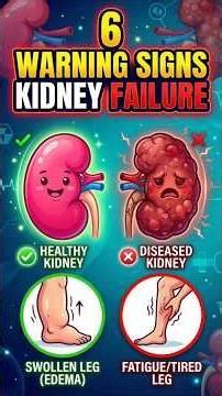 6 Warning Signs of Kidney Failure