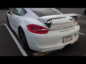 981 cayman exhaust sound (with sports exhaust system)