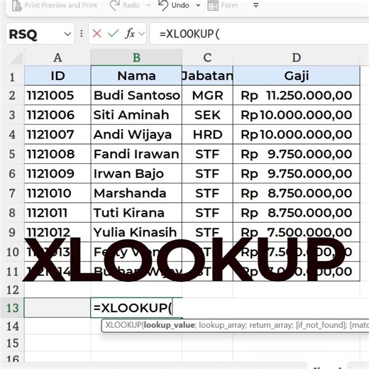XLOOKUP: One Formula, Three Columns Done!