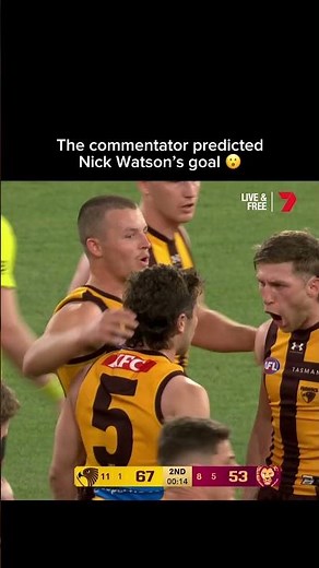 How did he know? 🔮 #afl #footy