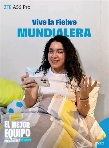 El #mundial2026 te sigue a todas partes, más aún con un smartphone de buen rendimiento y alta calidad... #ztebolivia #a56pro #smarthphone