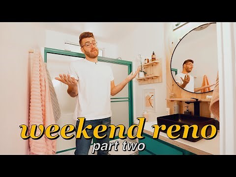 Finishing the "Weekend Bathroom Renovation "| Part 2 Modern Builds