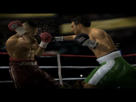 Fight Night Round 2 PS2 (Roy Jones Jr vs Rocky Marciano) Heavyweight Match